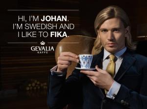 Johan apparently likes to fika.